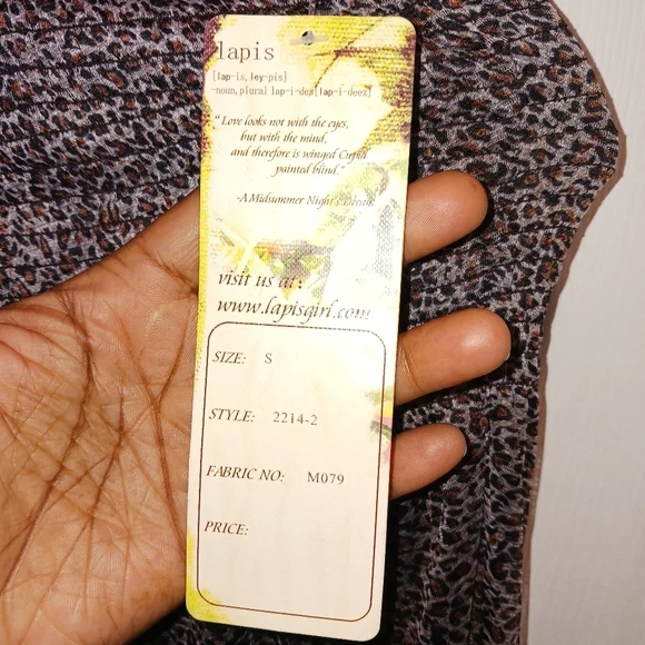 ❌️SOLD❌️ NWT lapis flowy skirt women's small - Picture 5 of 13